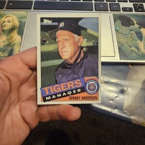 Sparky anderson baseball card